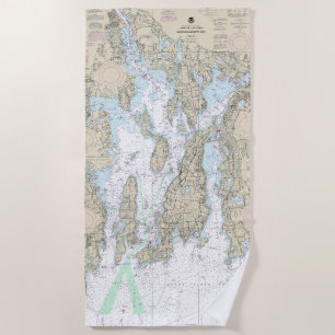 Toalha De Praia Narragansett Bay - Gráfico 13221