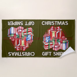 Toalha De Praia Natal, atirador, presente, exército