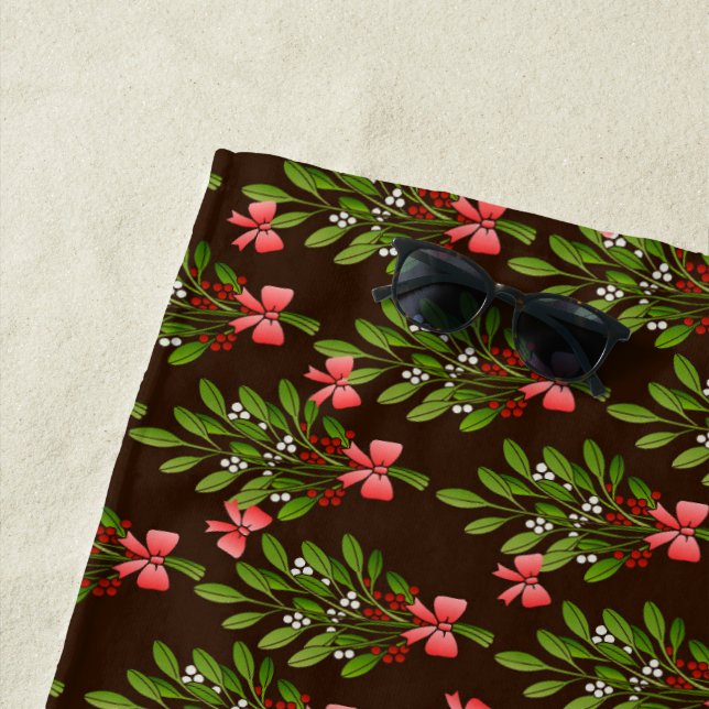 Toalha de Praia Natal Hollies (In Situ)