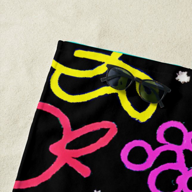 Toalha De Praia Neon Fruta Extravaganza (In Situ)