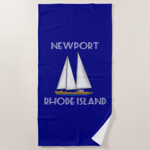 Toalha De Praia Newport Rhode - navigação da ilha