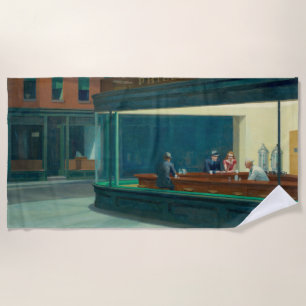 Toalha De Praia Nighthawks 1942 por Edward Hopper