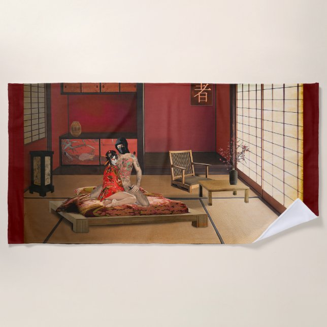 Toalha De Praia Ninja (Frente)