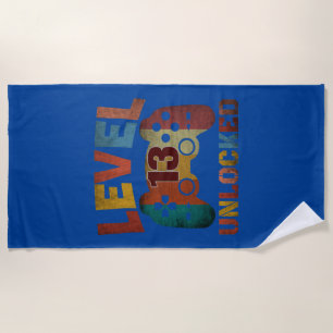 TOALHA DE PRAIA NÍVEL 13 DESBLOQUEADO