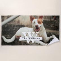 Nome de família de foto de cachorro personalizado