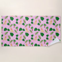 Nos Pups Tropicais Rosa