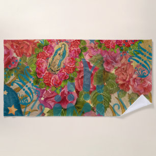 Toalha De Praia Nossa Senhora de Guadalupe Beach Towel