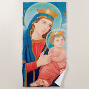 Toalha De Praia Nossa Senhora Perpétua Ajuda Católica
