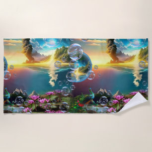 Toalha De Praia Nosso Sol é uma Estrela e um Giver da Vida