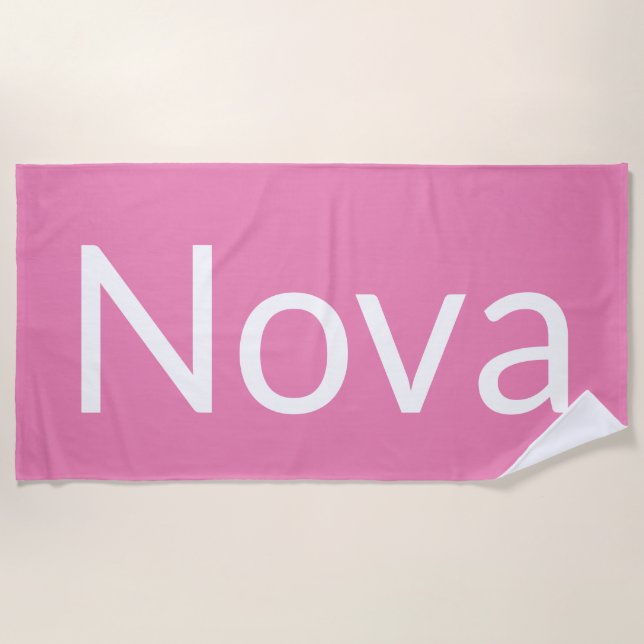 Toalha De Praia Nova (Frente)