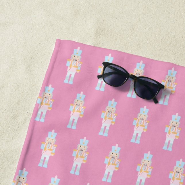 Toalha De Praia Noz-cracker com canas doces (In Situ)