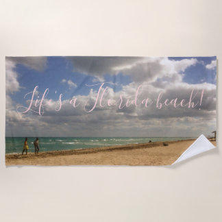 Toalha De Praia Nuvens em Hollywood Beach