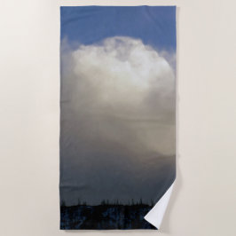 Toalha De Praia Nuvens sobre a Cordilheira