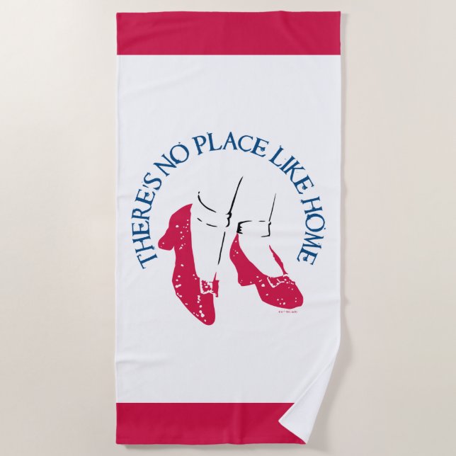 Toalha De Praia O Assistente De Oz™ | Não há lugar como o Home™ (Frente)