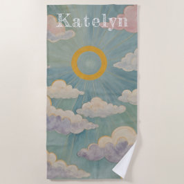 Toalha De Praia O Embarque de Daybreak é personalizado