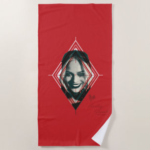 Toalha De Praia O Esquadrão Suicida   Harley Quinn Diamond Target