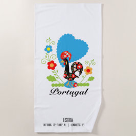 Toalha De Praia O Galo Português