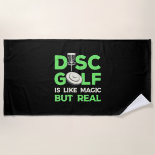 Toalha De Praia O Golfe De Disco É Magro Mas Real