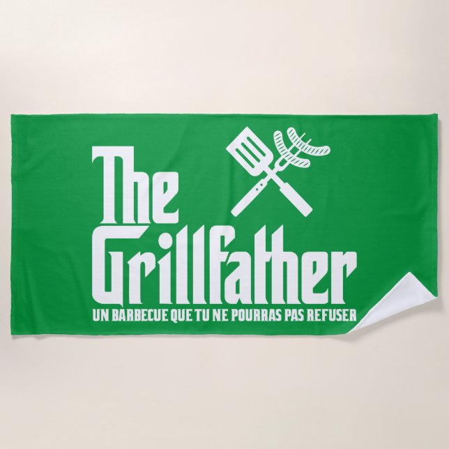 Toalha De Praia O Grilldad (Frente)