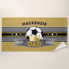 Toalha De Praia O Melhor Pai de Todos FOOTBALL Esportivo Falso Our