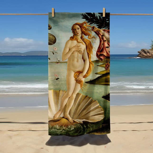 Toalha De Praia O Nascimento de Vênus | Botticelli (Criador carregado)