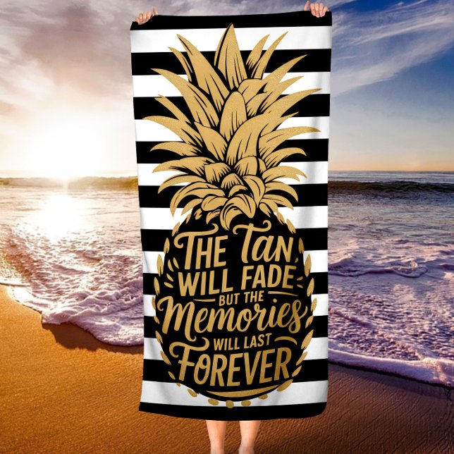 Toalha De Praia O Tom Vai Desaparecer, Mas As Memórias Vão Durar (Criador carregado)