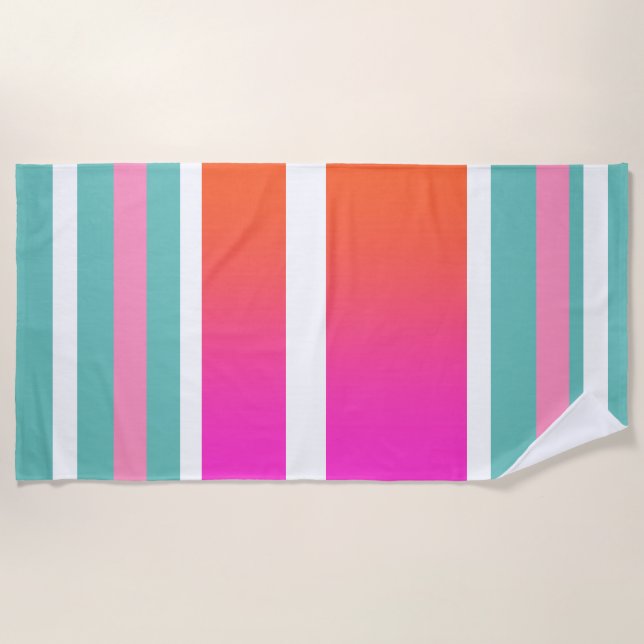 Toalha De Praia Ocean Beach Sand + Surf (Frente)