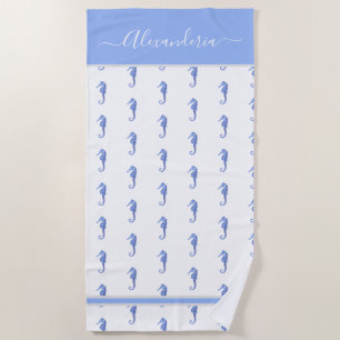 Toalha De Praia Ocean Seacavalo Tropical Blue Beach Towel