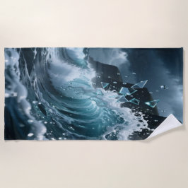 Toalha De Praia Ocean Waves & Sea Foam Beach Towel