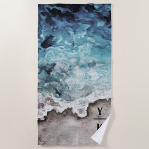 Toalha De Praia Oceano Russo   Beach Towel