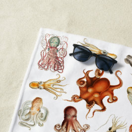 Toalha De Praia Octopus Cephaloposo Oceânico