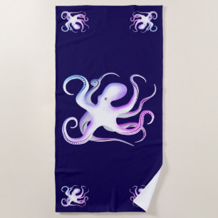 Toalha De Praia Octopus Silhouette