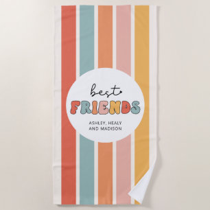 Toalha De Praia Ofertas de Besties de BFFs para Melhores Amigos de