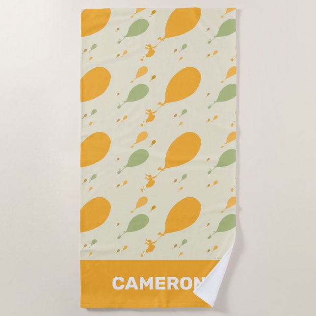 Toalha De Praia Oh, Os Lugares Que Você Vai! Padrão de Contorno do (Frente)