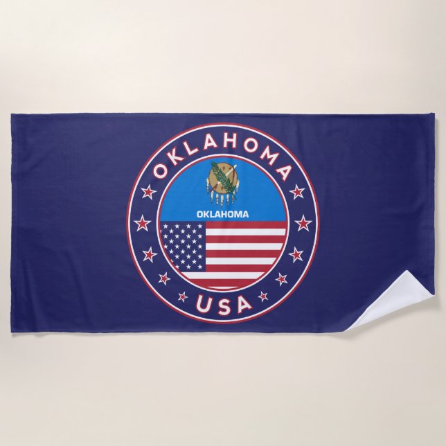 Toalha De Praia Oklahoma sticker, phone case (Frente)