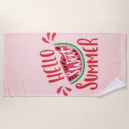 Toalha De Praia Olá, Sweet Summer