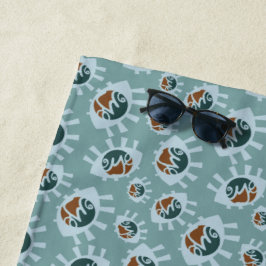Toalha De Praia Olhos Engraçados, Pattern Beach Towel
