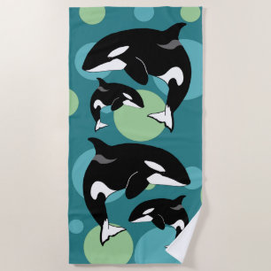 Toalha De Praia Orca Killer Whale