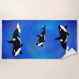 Toalha De Praia Orcas - Beach Towel