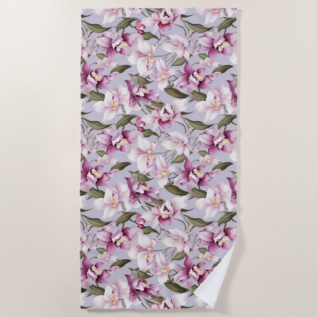 Toalha De Praia Orchid Beach Towel (Frente)