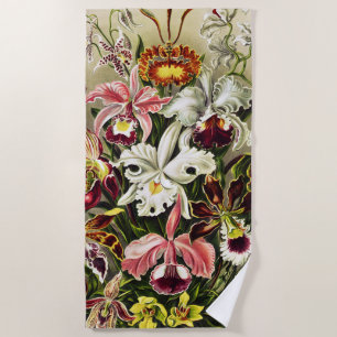 Toalha De Praia Orquídeas, Orquídeas Denusblumen Ernst Haeckel