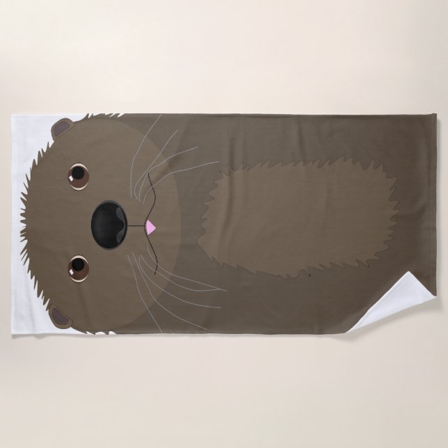 Toalha De Praia Otter Beach Towel (Frente)