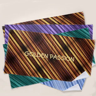 Toalha De Praia Ouro Brown Diagonal Stripes Personalizadas