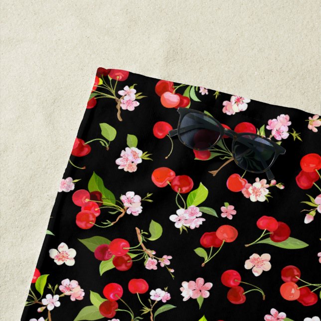 Toalha De Praia Padrão Cherry 2 (In Situ)