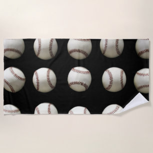 Toalha De Praia Padrão de Baseball
