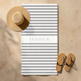 Toalha De Praia Padrão de distribuição de Cinzas modernas personal