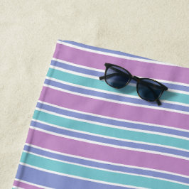 Toalha De Praia Padrão de distribuição de Pastel