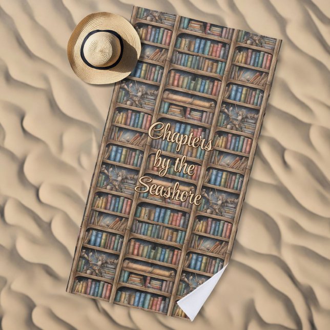 Toalha De Praia Padrão de estante de fairytale (Criador carregado)