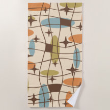 Padrão de Surfista Atômica Moderno do meio século