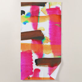 Toalha De Praia Padrão dinâmico de Abstrato na arte